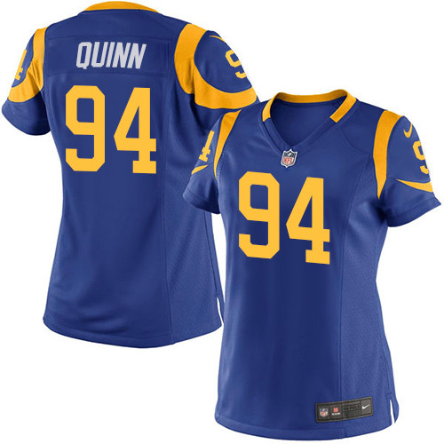 Women Los Angeles Rams #94 Robert Quinn Royal Blue Jersey