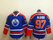 NHL Edmonton Oilers #97 McDavid Blue Youth Jersey