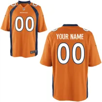 Game Team Color Denver Broncos Nike Men Custom Jersey