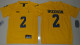 Youth Jordan Brand Michigan Wolverines #2 Woodson College Football Limited Jersey Yellow