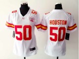 Womens Kansas City Chiefs #50 Houston White Jersey