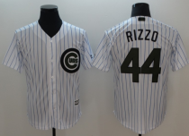 Men's Chicago Cubs #44 Anthony Rizzo White 2018 Memorial Day Cool Base Stitched