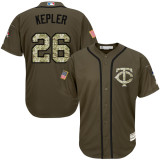 Men's Majestic Max Kepler Minnesota Twins Salute to Service Green Flex Base Jersey