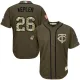 Men's Majestic Max Kepler Minnesota Twins Salute to Service Green Flex Base Jersey
