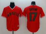 Men's Los Angeles Angels Shohei Ohtani Majestic Scarlet Spring Training Cool Base Player Jersey