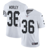 Men's Oakland Raiders Daryl Worley Vapor Untouchable Limited White Jersey