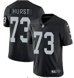 Men's Oakland Raiders Hurst Vapor Untouchable Limited Black Jersey