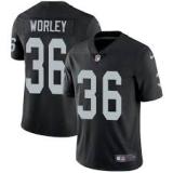 Men's Oakland Raiders Daryl Worley Vapor Untouchable Limited Black Jersey