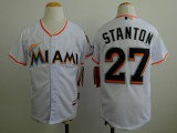 MLB Seattle Mariners #27 Stanton White Youth Jersey