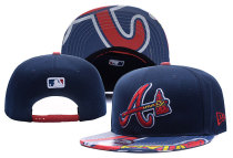 MLB Atlanta Braves Blue Snapback Hats--YD