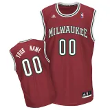 Red Bucks Custom NBA Jersey