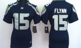 blue Flynn Women Game Nike NFL Seattle Seahawks #15 Jersey