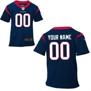 Nike Houston Texans Toddlers Customized Game Team Color Jersey