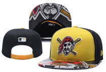MLB San Diego Padres Yellow Black Snapback Hats--YD