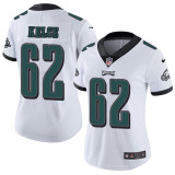 Womens Nike Philadelphia Eagles #62 Kelce White Jersey