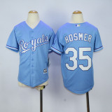 MLB Kansas City Royals #35 Hosmer L.Blue Youth Jersey