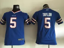 Kids Nike Buffalo Bills #5 Taylor Blue Jersey