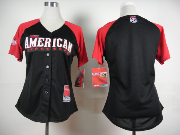 Women MLB American League Blank 2015 All Star Jersey