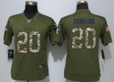 Nike Philadelphia Eagles 20 Dawkins Green Salute To Service Limited Jersey