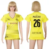 2017 Soccer Dortmund #26 Piszczek Home Women Jersey