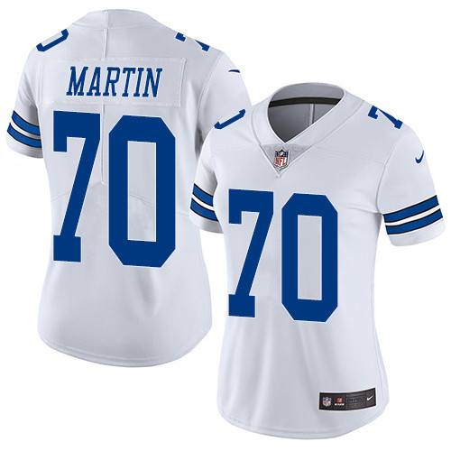 Womens Dallas Cowboys #70 Martin White Jersey