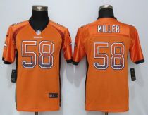 Youth NEW Nike Denver Broncos 58 Miller Drift Fashion Orange Elite Jersey