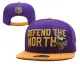 NFL Minnesota Vikings Purple Snapback Hats--YD