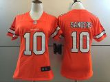 NFL Denver Broncos #10 Sanders Color Rush Women Jersey