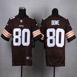 Nike Cleveland Browns #80 Bowe Brown Elite Jersey