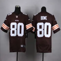 Nike Cleveland Browns #80 Bowe Brown Elite Jersey