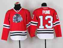 Youth NHL Chicago Blackhawks #12 Punk Red Jersey