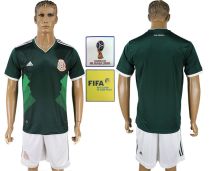 Mexico Men's 2018 World Cup #22 Lozano Green Jersey