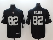 Nike Raiders #82 Jordy Nelson Black Men's Stitched NFL Vapor Untouchable Limited Jersey