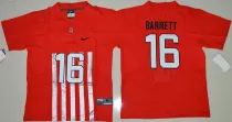 NCAA Ohio State Buckeyes #16 J.T Barrett College Football Youth Red Jersey