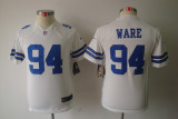 white Ware limited Youth Nike NFL Dallas Cowboys #94 Jersey