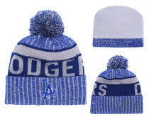 MLB Los Angeles Dodgers Blue Beanie--YD