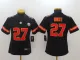 Kids Kansas City Chiefs #27 Hunt Black Vapor Limited Jersey
