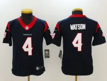 Kids NFL Houston Texans #4 Watson Blue Jersey