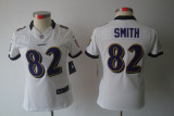 Baltimore Ravens #82 Torrey Smith Women limited Nike NFL Jersey in white