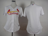 Women St.Louis Cardinals Blank White 2015 MLB Jersey