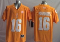 NCAA Tennessee Volunteers #16 Manning Orange Youth Jersey