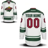NHL Minnesota Wild Custom Jersey in White