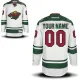 NHL Minnesota Wild Custom Jersey in White