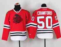 NHL Chicago Blackhawks #50 Crawford Red Youth Jersey