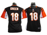 Black A.J Green Cincinnati Bengals youth #18 Nike NFL Jersey