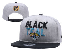 NFL Jacksonville Jaguars Grey Snapback Hats--YD