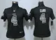 Women New Nike Oakland Raiders 4 Carr Black Strobe Elite Jersey