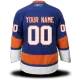 #00 Your Name Home EDGE Custom New York Islanders Jersey in Blue