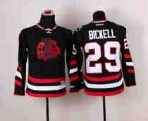Youth NHL Chicago Blackhawks #29 Bickell Black Jersey