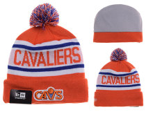 NBA Cleveland Cavaliers Orange Beanie--YD